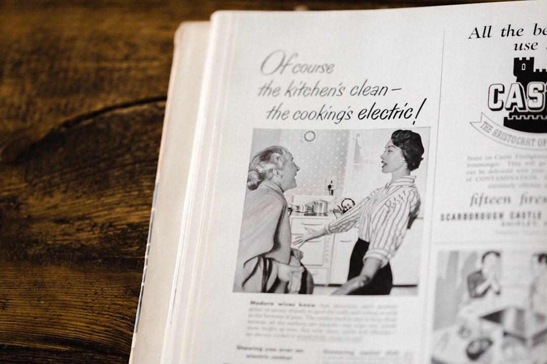 retro housewife ad